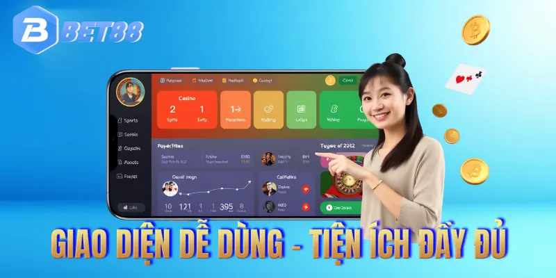 Giao diện dễ dùng, đầy đủ tiện ích cơ bản