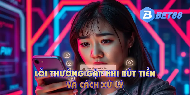 Các lỗi thường gặp khi rút tiền và cách giải quyết nhanh chóng